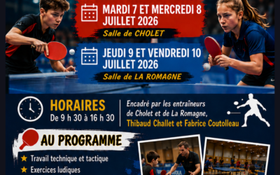 Stage Cholet/La Romagne 2026