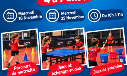 Séances Découvertes Ping Kids (4-7 ans)